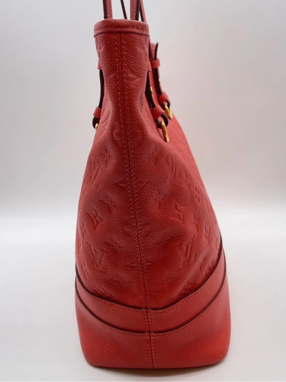 Louis Vuitton Citadine PM Red Monogram Empreinte Leather Tote - Picture 7 of 14